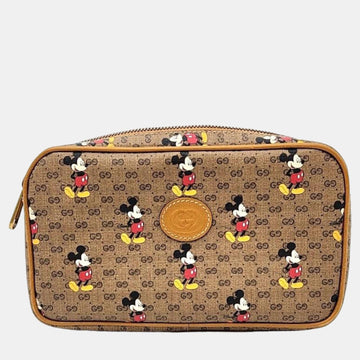 Beige GG Canvas Disney Crossbody Bag