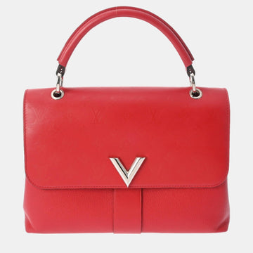 Red Monogram Leather Very Chain Bag