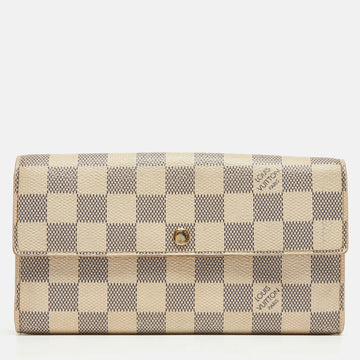 Damier Azur Canvas Sarah Wallet