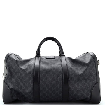 GUCCI Convertible Duffle Bag GG Coated Canvas Large