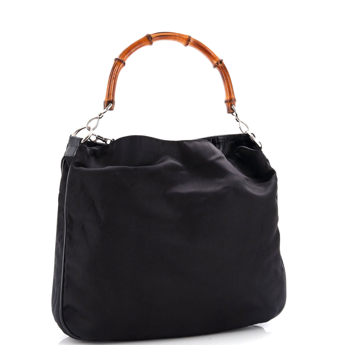 Vintage Bamboo Handle Tote VS Nylon Large