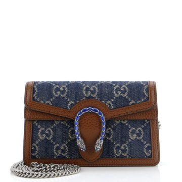 GUCCI Dionysus Bag GG Denim Super Mini