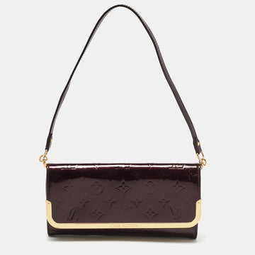 Amarante Monogram Vernis Rossmore MM Bag