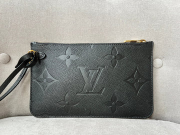 Louis Vuitton Pouch (from Neverfull) Black Empreinte