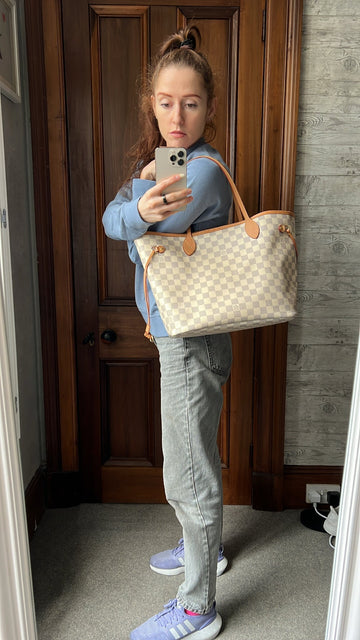 Louis Vuitton Neverfull MM Monogram Damier Azur (RRP £1,410)