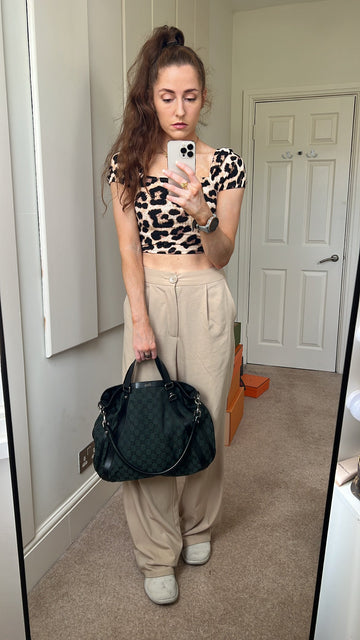 Gucci Abbey Convertible VS Canvas Tote