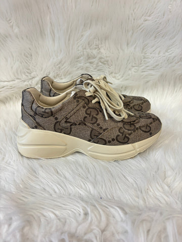SHOES LUXURY DESIGNER by GUCCI In BEIGE, Size: 8