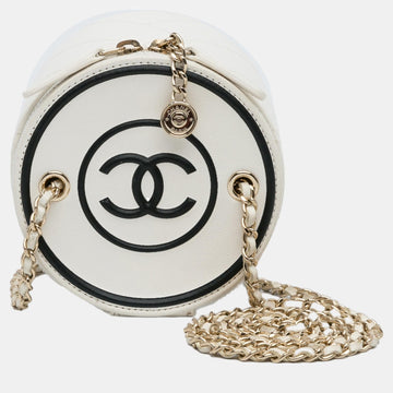 White Chain and Charm Vanity Case