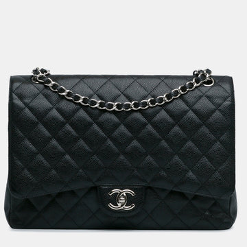 Maxi Classic Caviar Double Flap Bag