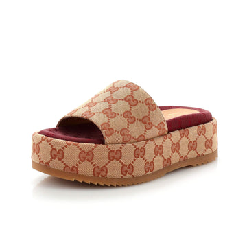 Women's Angelina Platform Slide Sandals VS Canvas