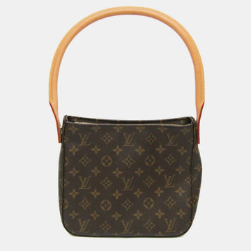 Brown Monogram Canvas Looping MM Shoulder Bag