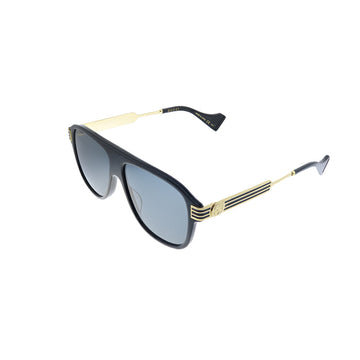 Gucci  VS 0587S 001 Unisex Aviator Sunglasses