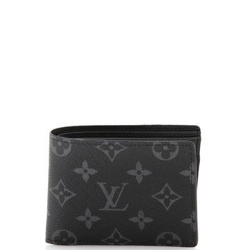 Multiple Wallet Monogram Eclipse Canvas