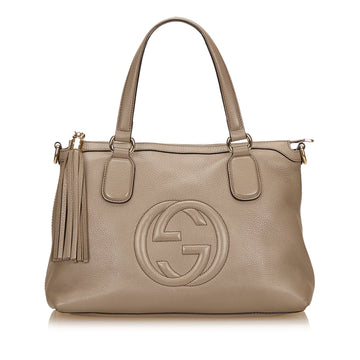 Gucci Soho Convertible Leather Tassel Bag