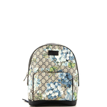 Zip Pocket Backpack Blooms Print VS Coated Canvas Small