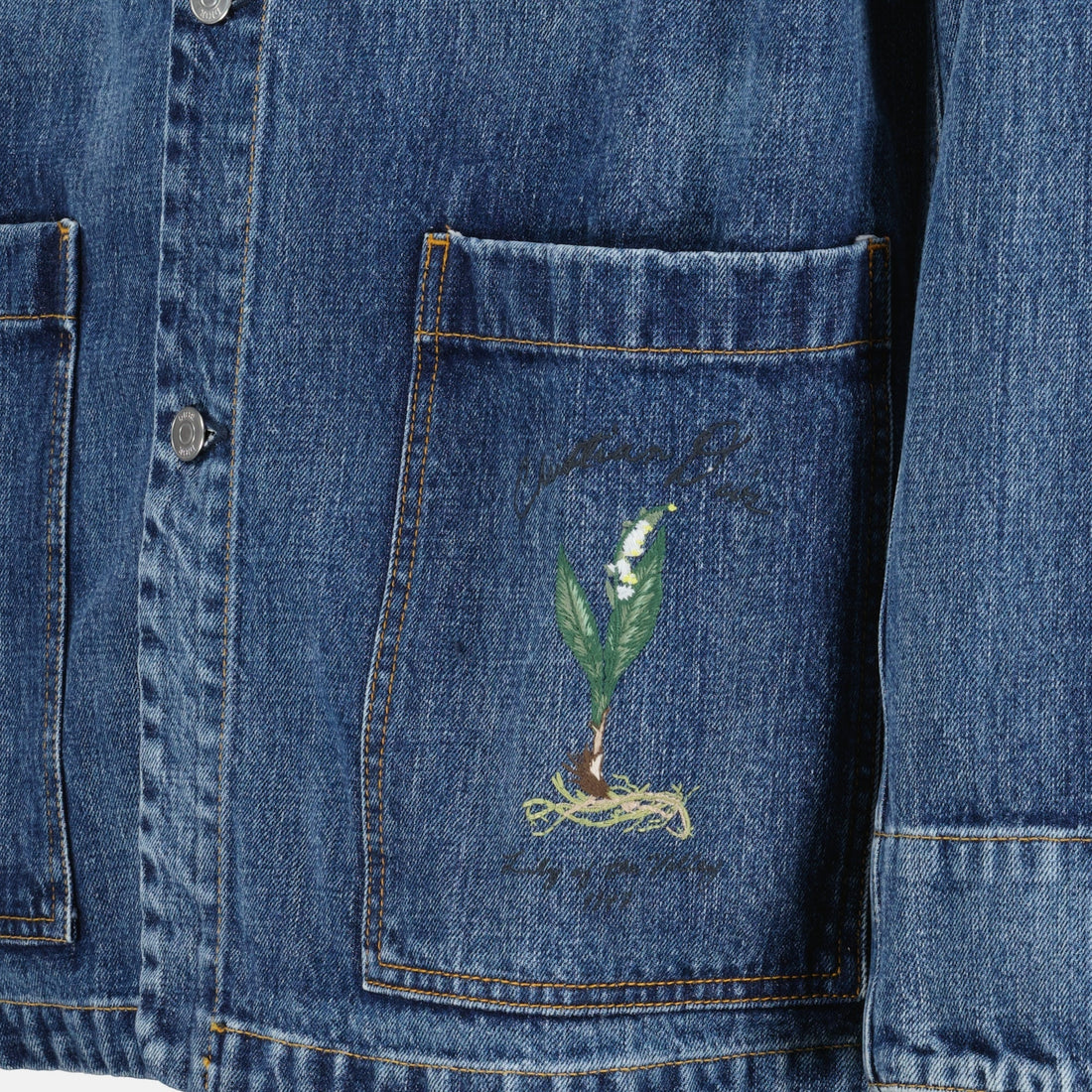 Veste en jean CD muguet