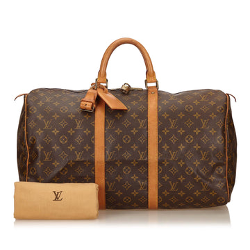 Louis Vuitto Keepall 50 Monogram Canvas Travel Bag