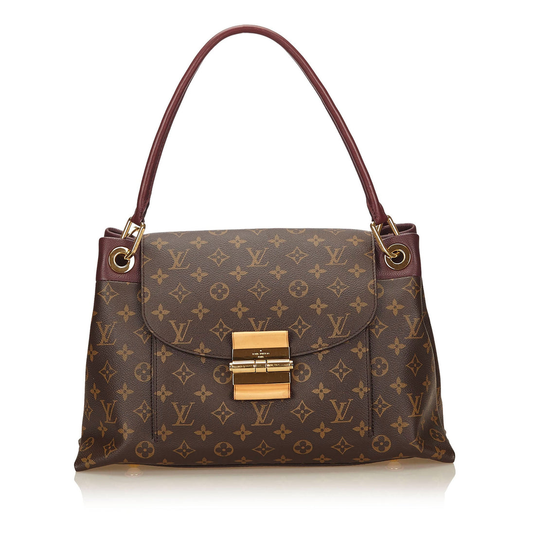 Louis Vuitto Olympe Bordeaux Monogram Canvas Shoulder Bag