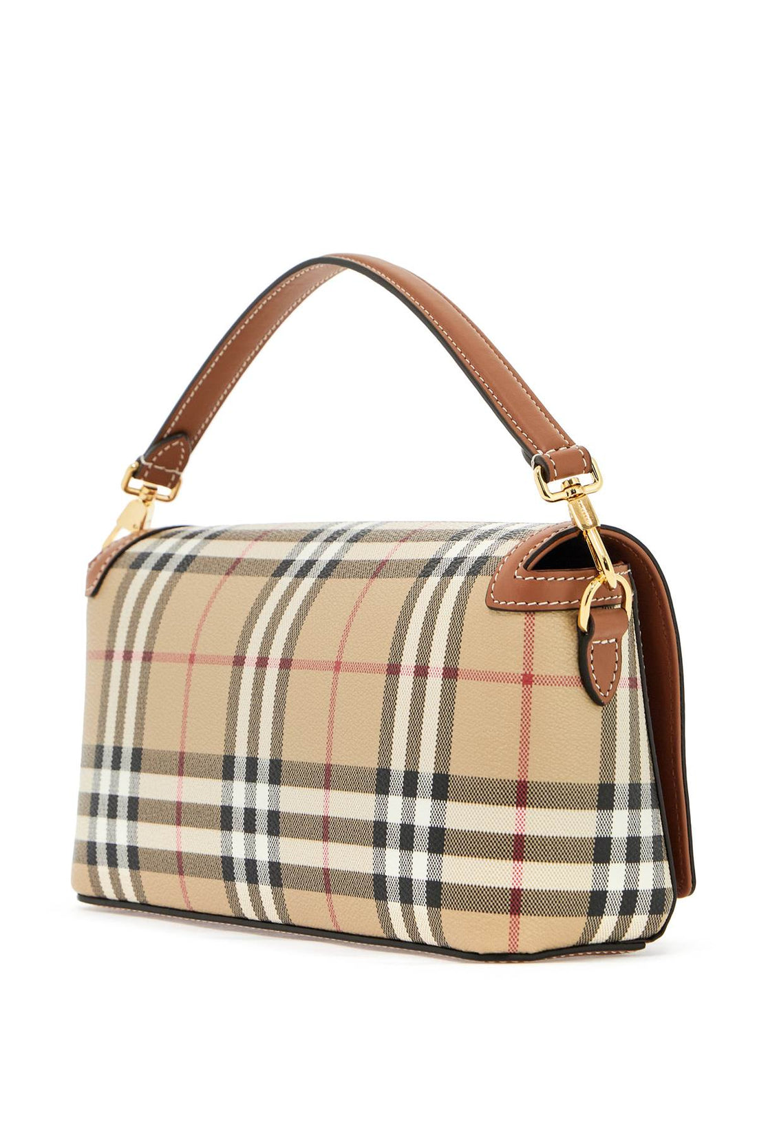 BURBERRY Vintage Check Pattern Shoulder Handbag - Mini Size
