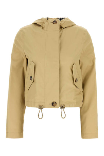BURBERRY Women's Flax Outerwear - Size 7.5
