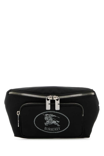BURBERRY Mini Canvas Belt Handbag