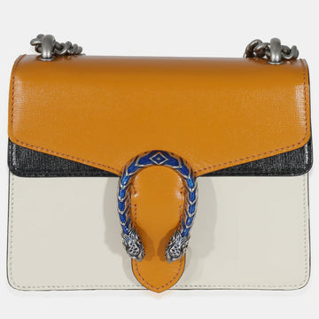 Tri-Colour Leather Enamel Mini Dionysus