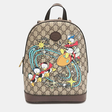 x Disney GG Supreme Monogram Donald Duck Small Interlocking G Dome Backpack