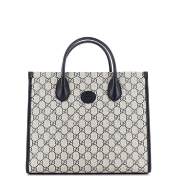 Structured Top Handle Open Tote VS Coated Canvas Small
