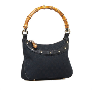 GUCCI VS Canvas Bamboo Anita Handbag