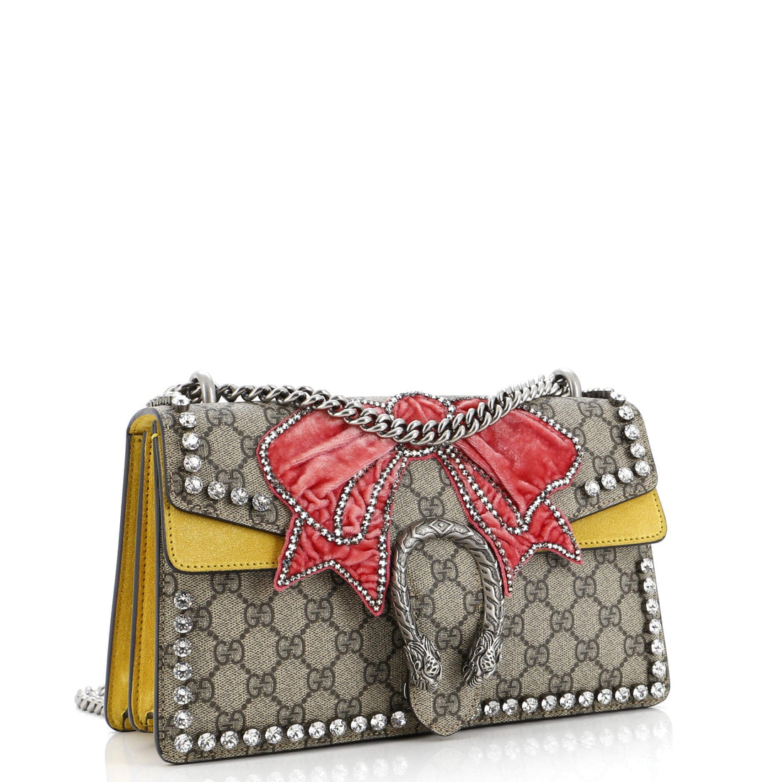 Dionysus Bag Crystal Embellished VS Coated Canvas Small