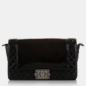 Medium Patent Reverso Boy Flap