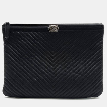 Chevron Boy Clutch New Medium