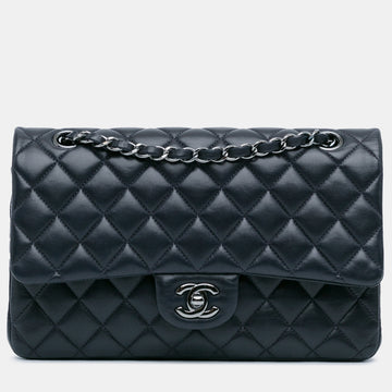 Medium Classic Lambskin Double Flap Bag
