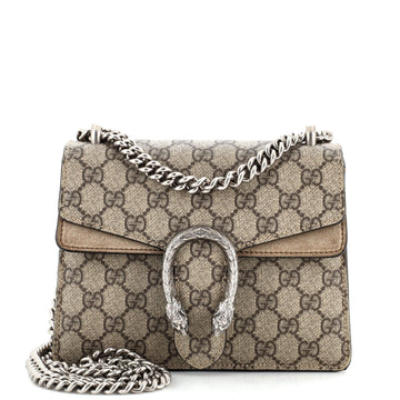 GUCCI Dionysus Bag GG Coated Canvas Mini