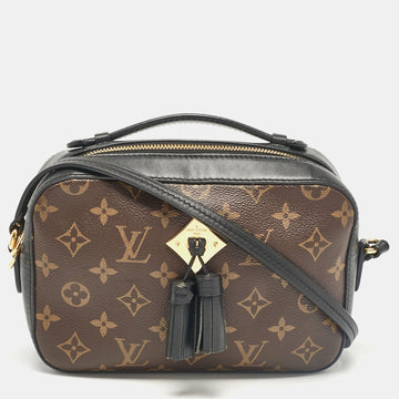 Black Monogram Canvas Saintonge Crossbody Bag