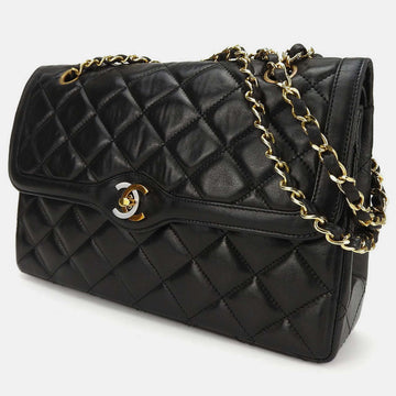 Quilted Lambskin Medium Vintage Two Tone Flap Bag