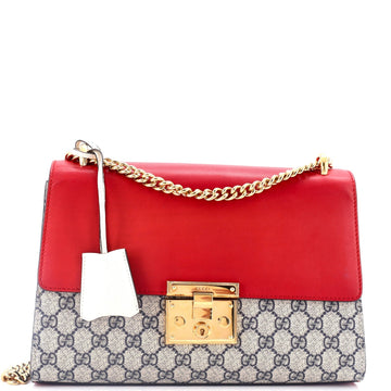 Padlock Shoulder Bag VS Coated Canvas and Leather Medium