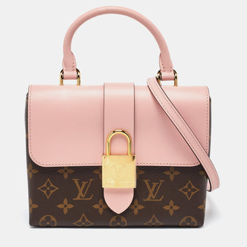 Rose Poudre Monogram Canvas Locky BB Bag