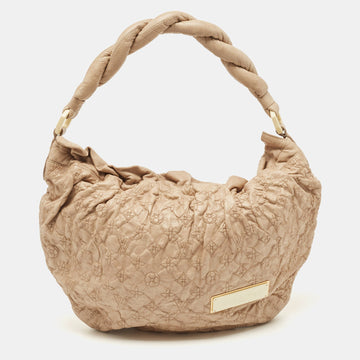 Ecru Monogram Leather Limited Edition Olympe Nimbus GM Bag