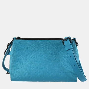 Blue Monogram Leather Empriente Triangle Tuffetage Shoulder Bag