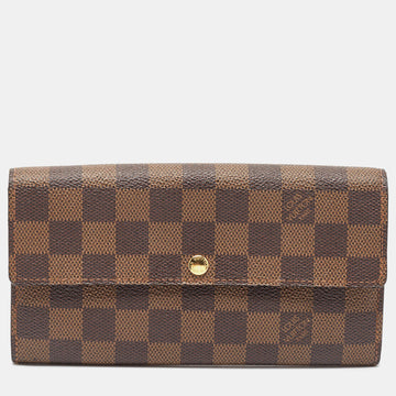 Damier Ebene Canvas Sarah Wallet