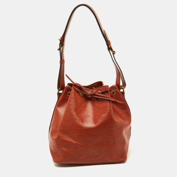 Kenyan Fawn Epi Leather Vintage No&eacute; Bag
