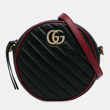 Mini Torchon GG Marmont Round Crossbody Bag