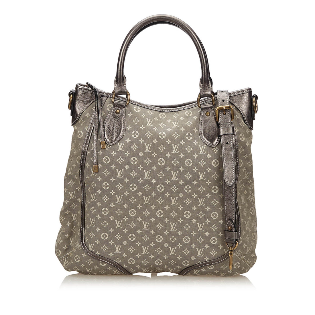 Louis Vuitto Besace Angele Platine Mini Lin Canvas Shoulder Bag