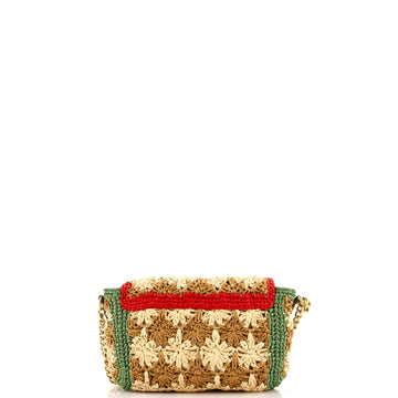 VS Marmont Flap Bag Raffia Small