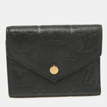 Black Monogram Empreinte Leather Victorine Wallet