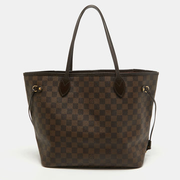 Damier Ebene Canvas Neverfull MM Bag