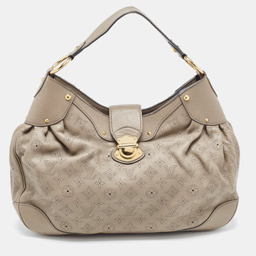 Grey Monogram Mahina Leather Solar PM Bag