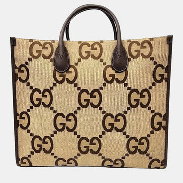 Brown GG Canvas Jumbo shoulder bag