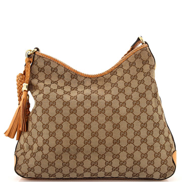 GUCCI Marrakech Hobo GG Canvas Medium